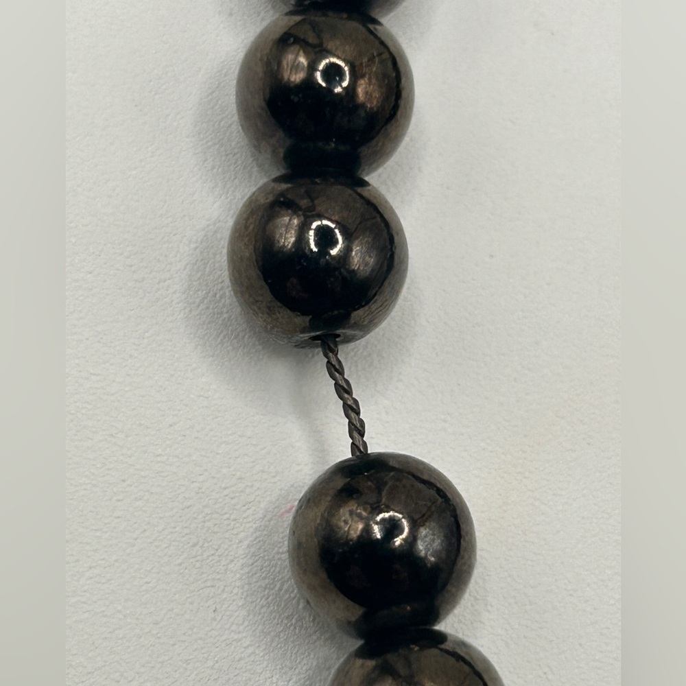 Vintage 1990’s Chocolate Brown Beaded Necklace​​​​ - Picture 6 of 10